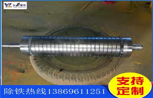 強磁輥除鐵器，定做高強磁滾筒強磁輥除鐵器，遠力輸送帶磁輥磁選機滾筒除鐵器強力磁滾筒