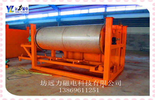 順流磁選機(jī)，河北順流式磁選機(jī)工作原理及結(jié)構(gòu)圖_河北順流式磁選機(jī)磁場強(qiáng)度及跑尾如何處理