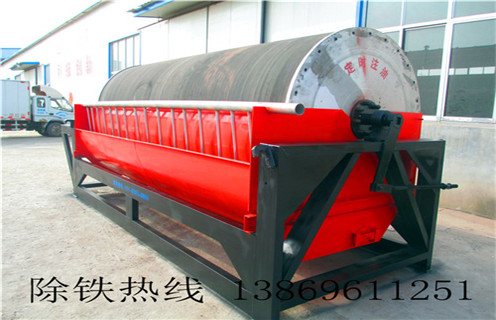 順流磁選機(jī)，河北順流式磁選機(jī)工作原理及結(jié)構(gòu)圖_河北順流式磁選機(jī)磁場強(qiáng)度及跑尾如何處理