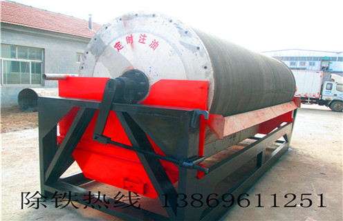 永磁筒式磁選機，江西永磁筒式磁選機視頻_遠力江西永磁筒式磁選機視頻優(yōu)缺點的結構磁場分布圖